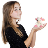 Original Palm Pals™ Belle Strawberry Cow 5" Plush Toy Simple Palm Pals